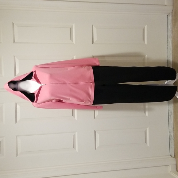 NY&Co. Black and Pink Hooded Sweat Suit - Picture 2 of 7